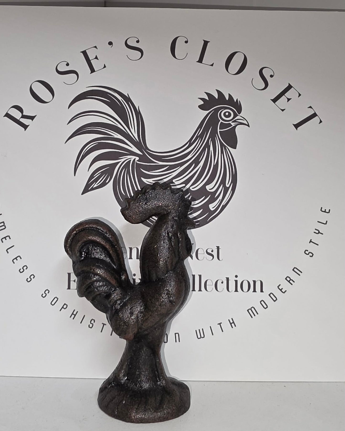 Metal 4" Rooster