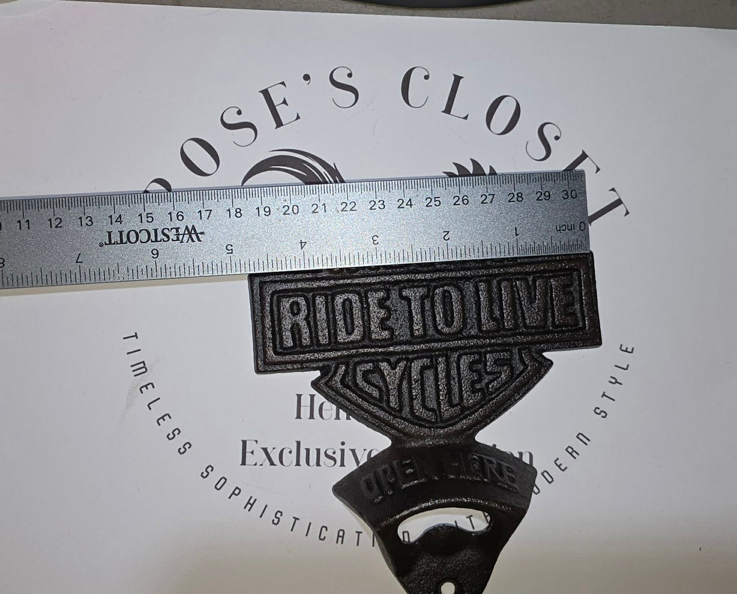 Ride To Live Bottle Opener