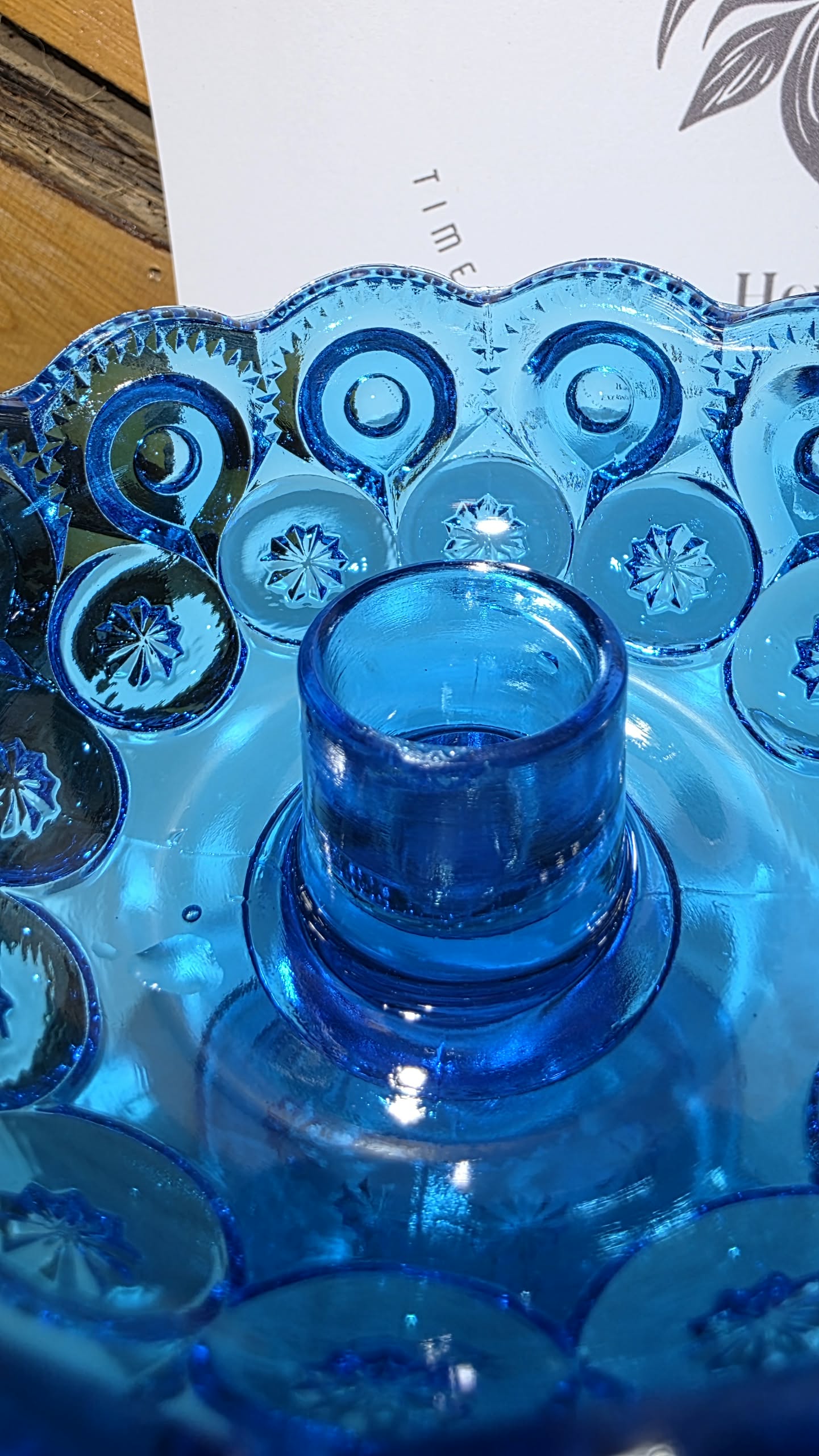 L.E Smith Set of 2  4" candles stick Holder's (Read)