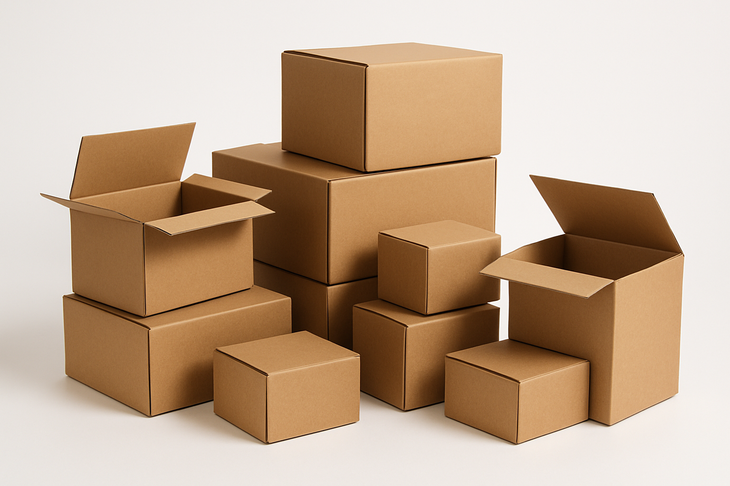 shipping boxes