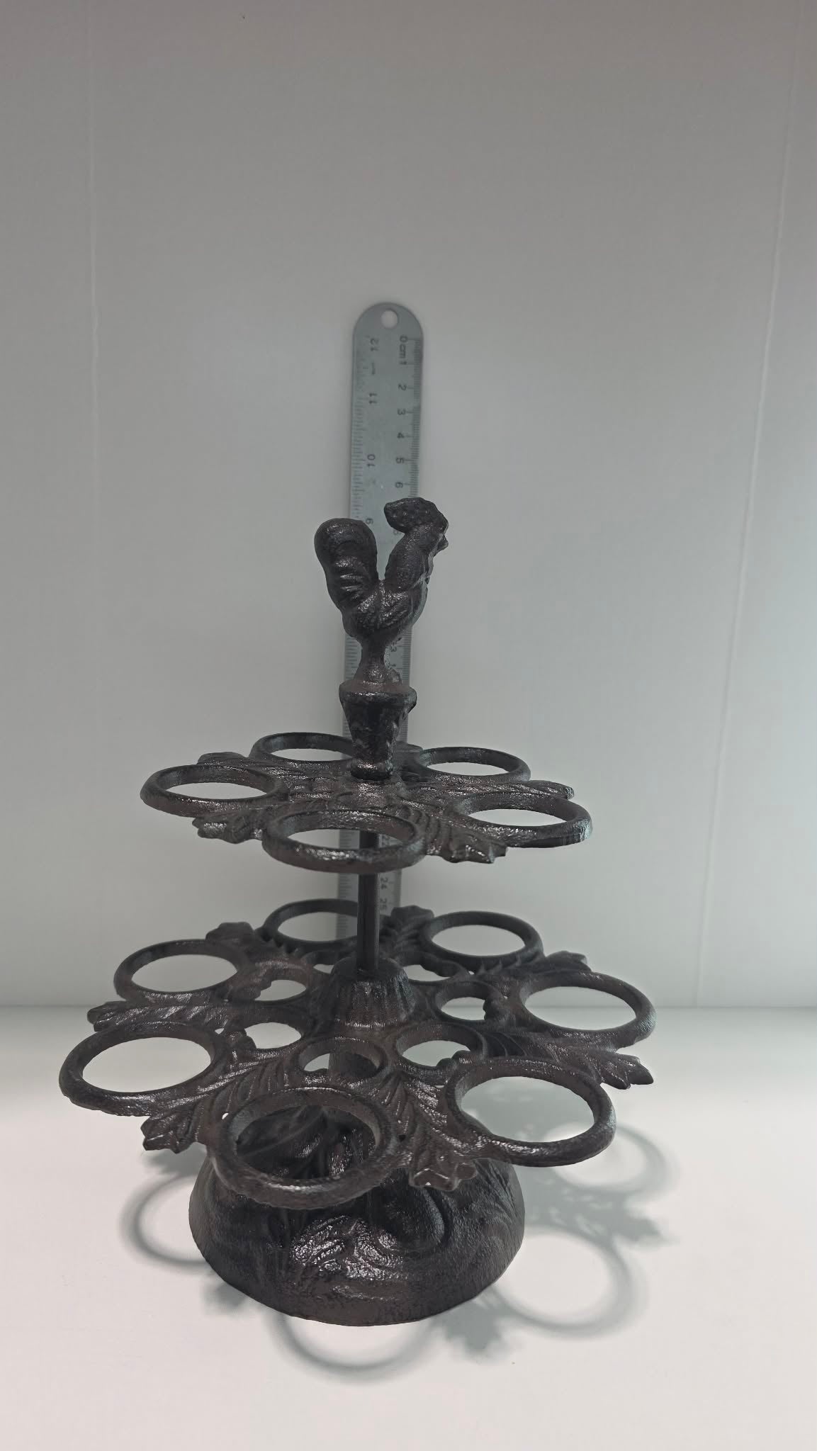 CAST IRON EGG HOLDER