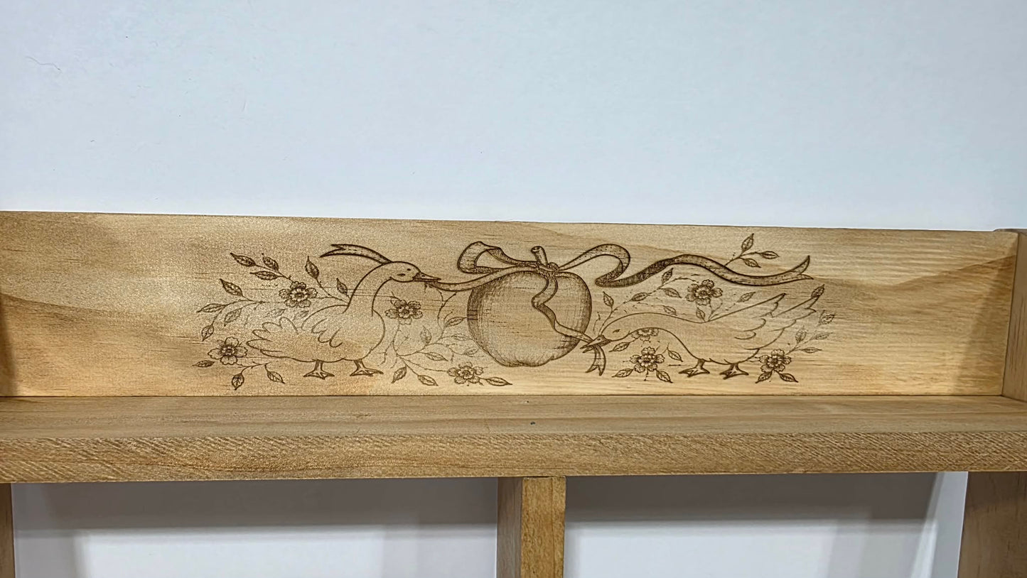 Shelf Hand Crafted in the USA Restocking Soon