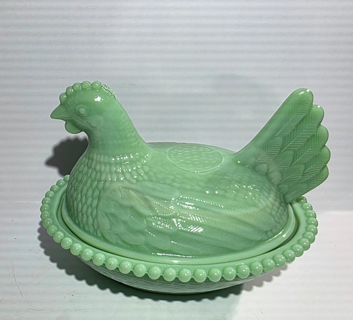 7"Glass Hens from Rhynes Retail only