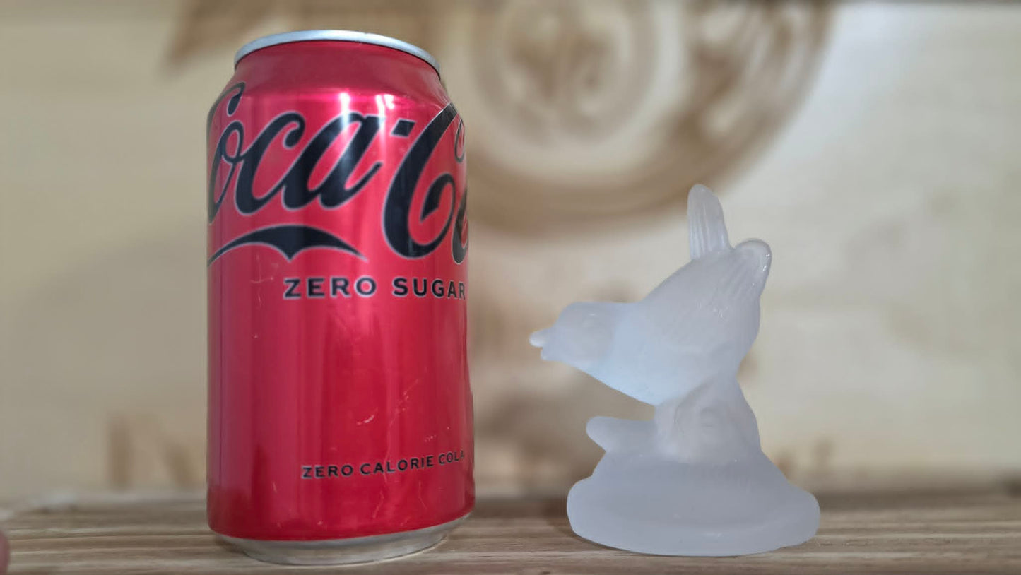 Satin Glass Woodland Animal Figurines