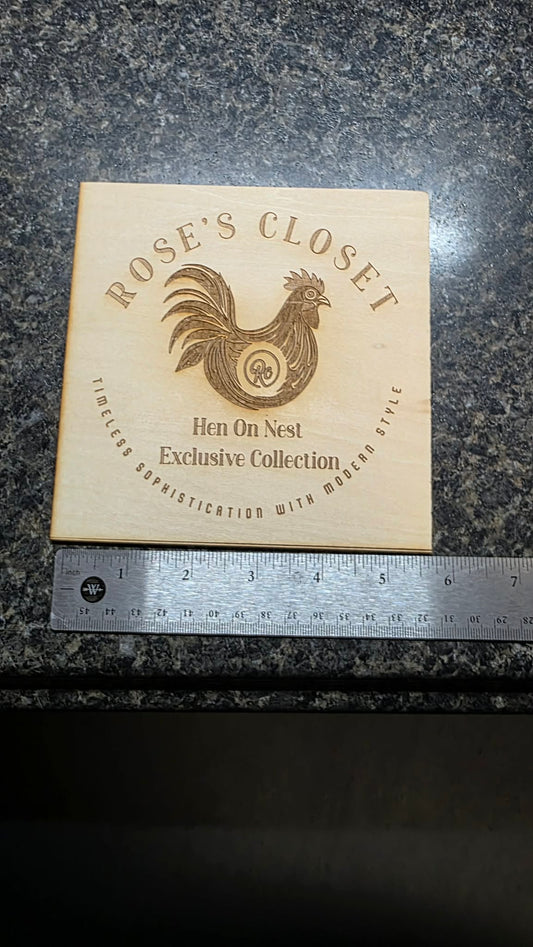 5.5" X 5.5" Store Sign Great for a Booth.