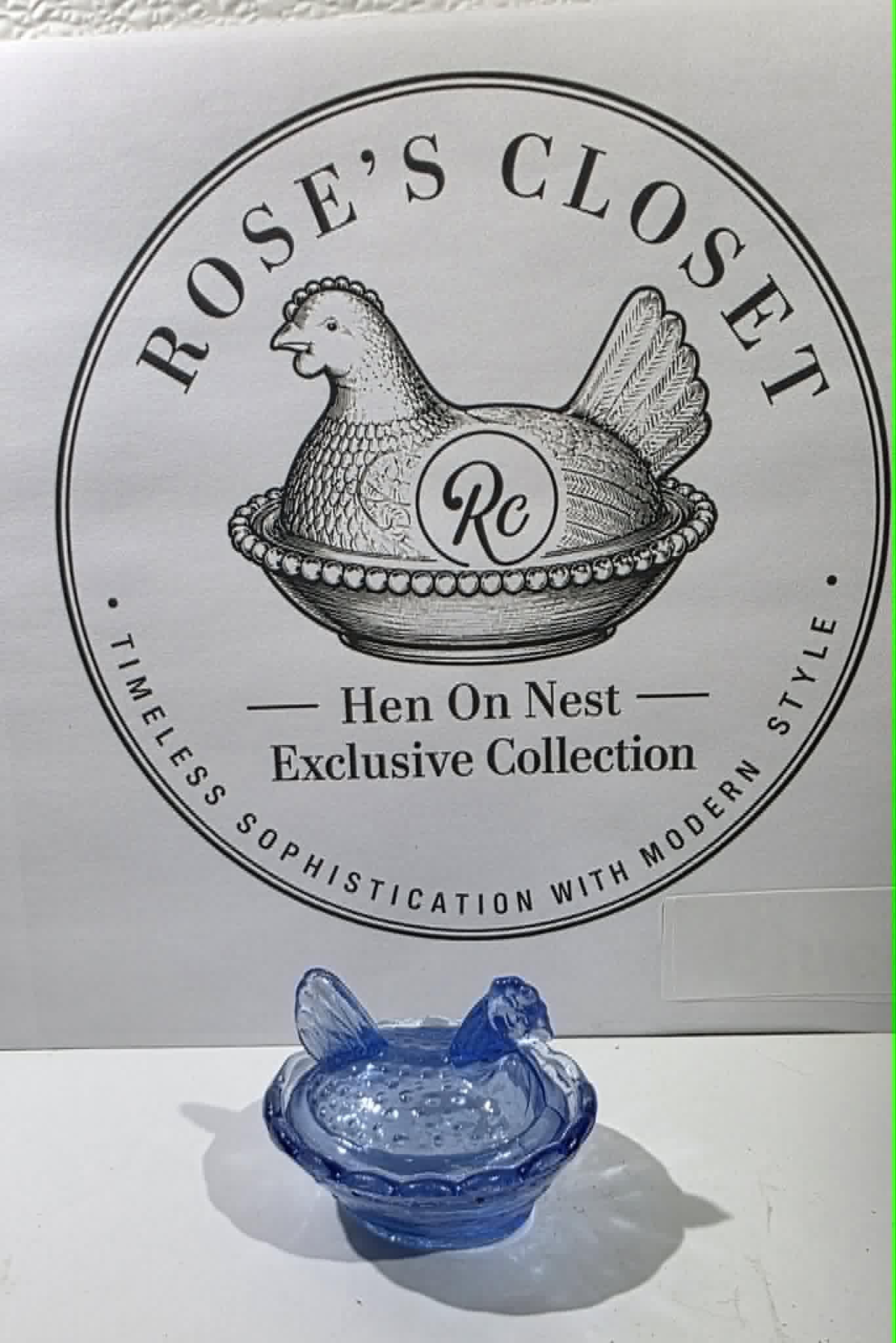 Mini Mania Blue Hen and Rabbit (RETAIL ONLY)