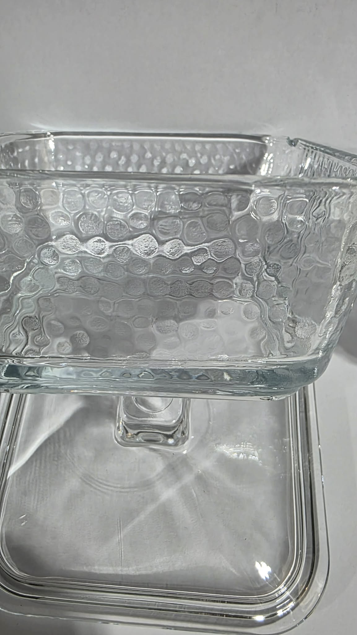 Beautiful Clear Glass Covered Sugar Dishes — Sold Separately