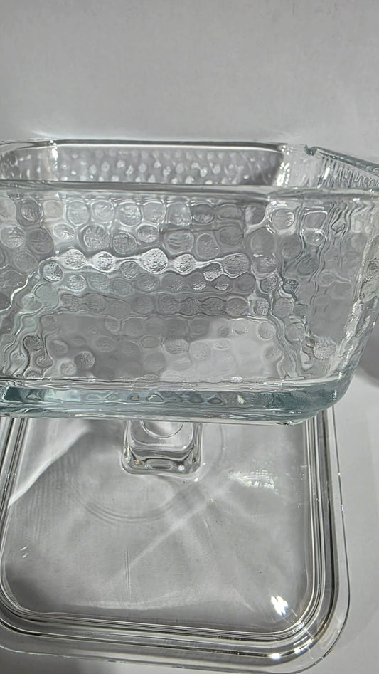 Beautiful Clear Glass Covered Sugar Dishes — Sold Separately