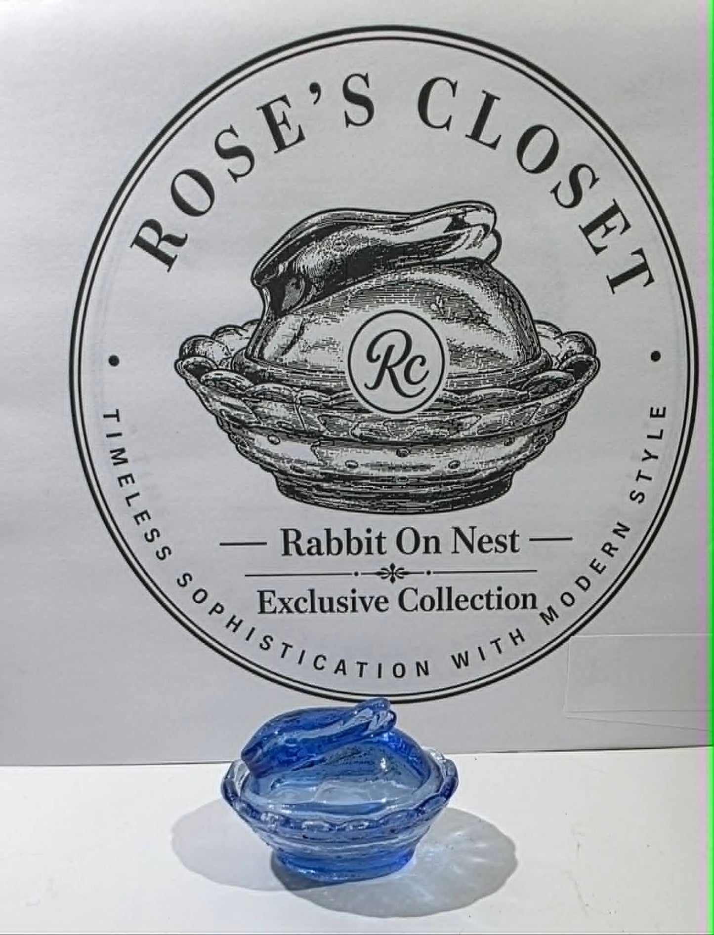 Mini Mania Blue Hen and Rabbit (RETAIL ONLY)