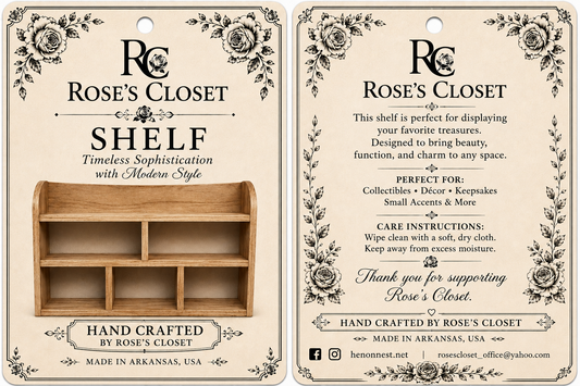 Shelf Hand Crafted in the USA Restocking Soon