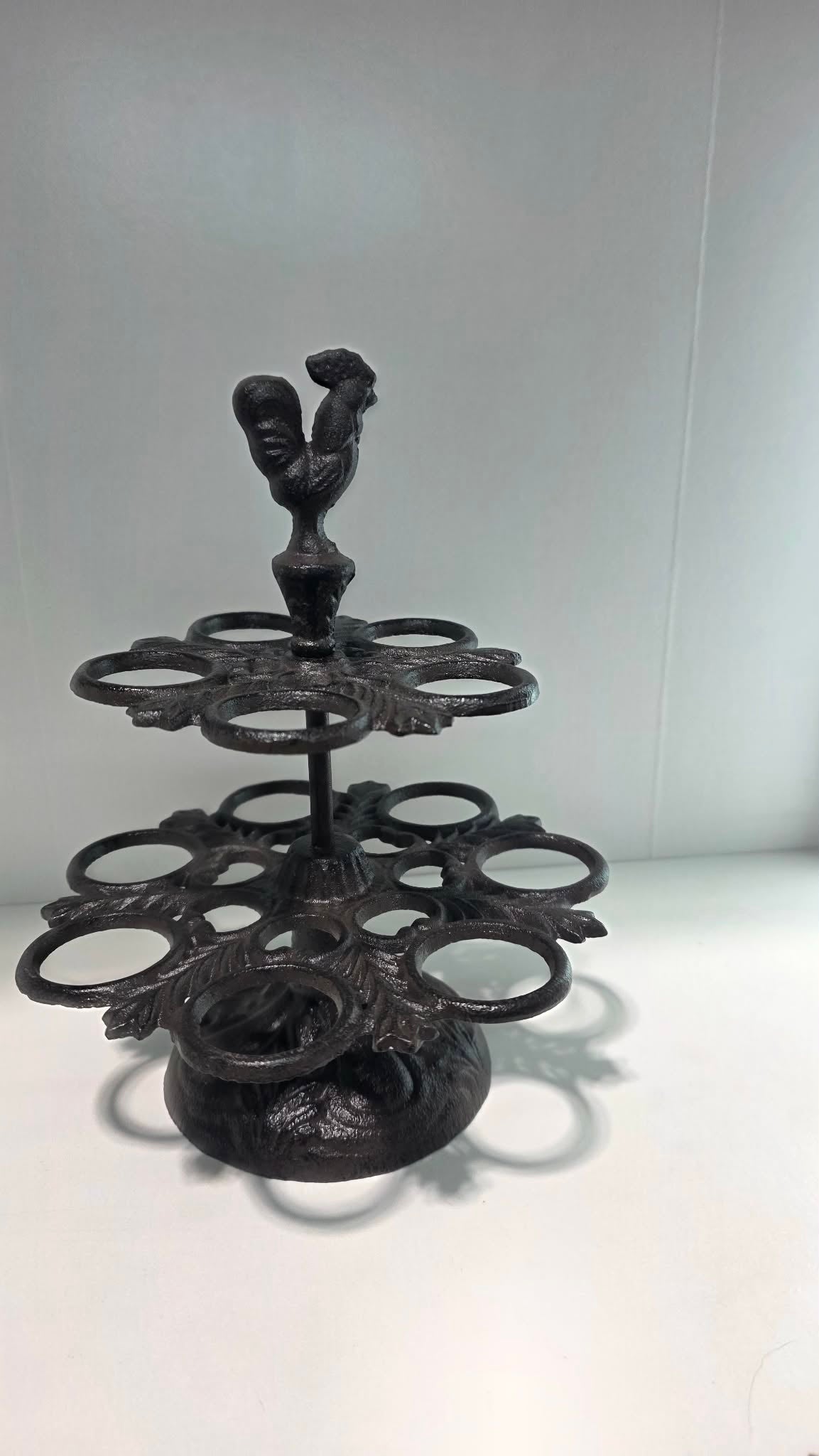 CAST IRON EGG HOLDER