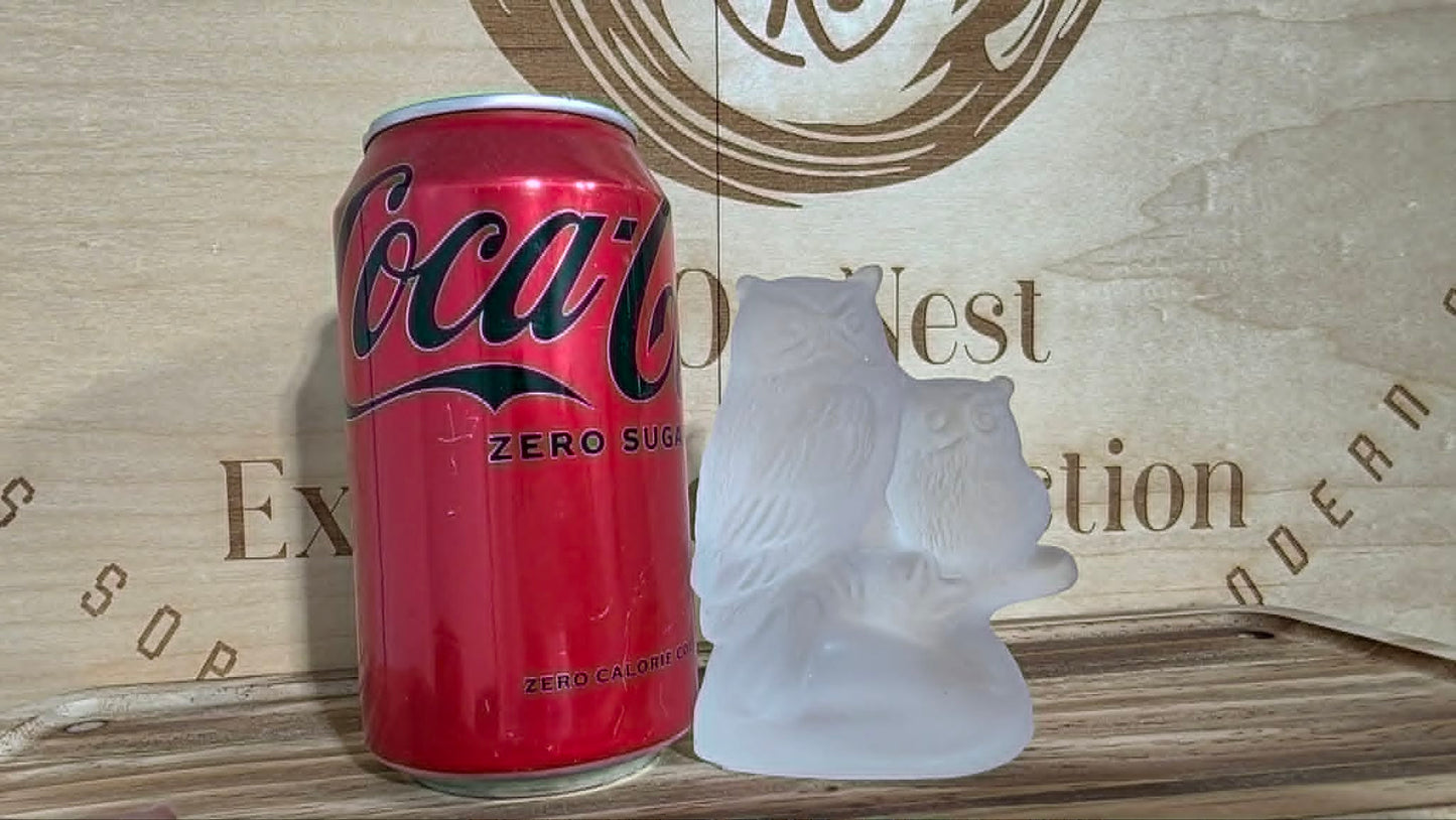 Satin Glass Woodland Animal Figurines