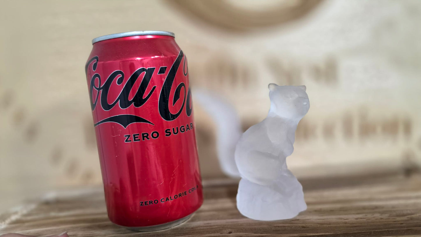 Satin Glass Woodland Animal Figurines