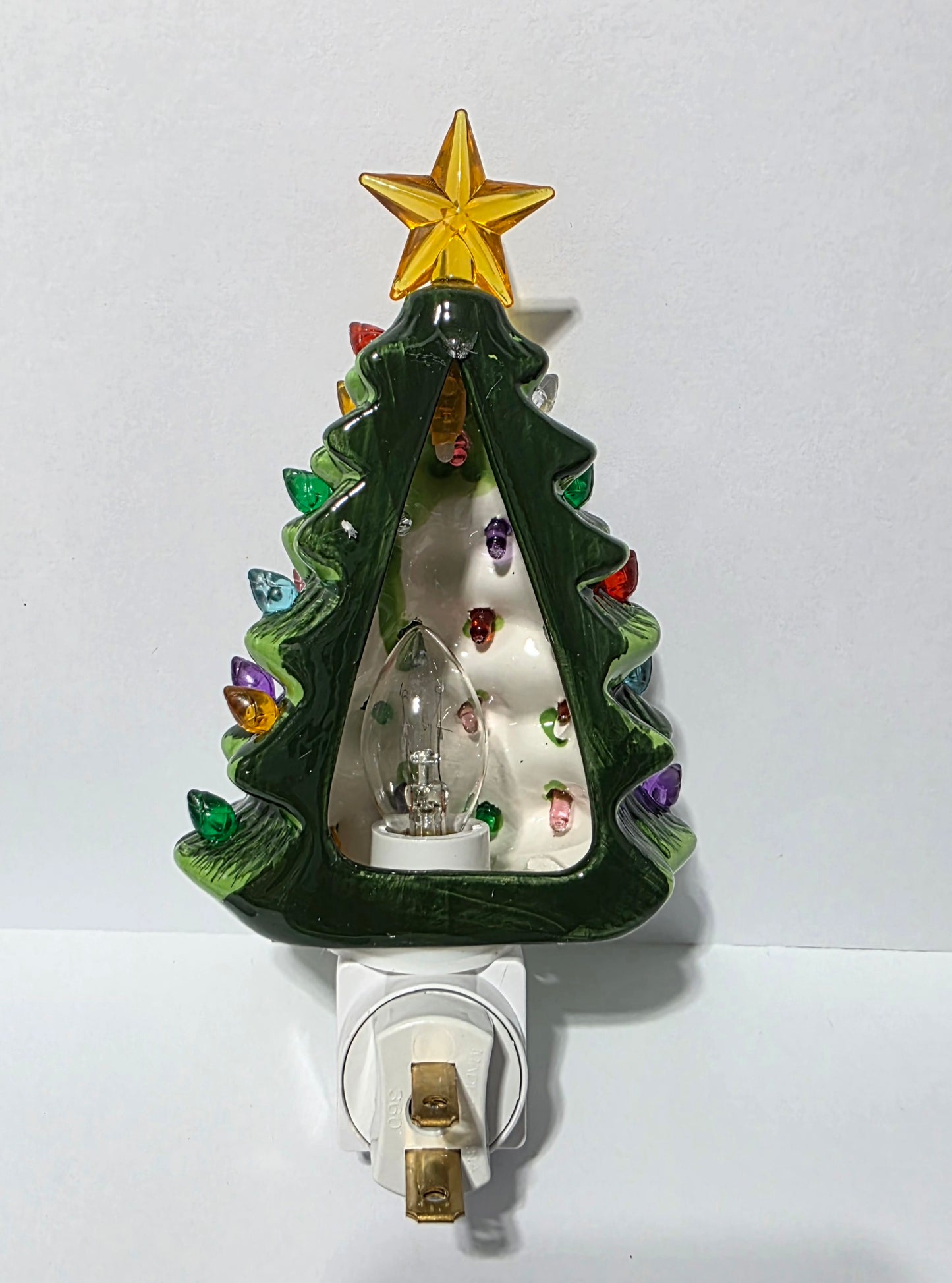 Ceramic Christmas Tree Night Light