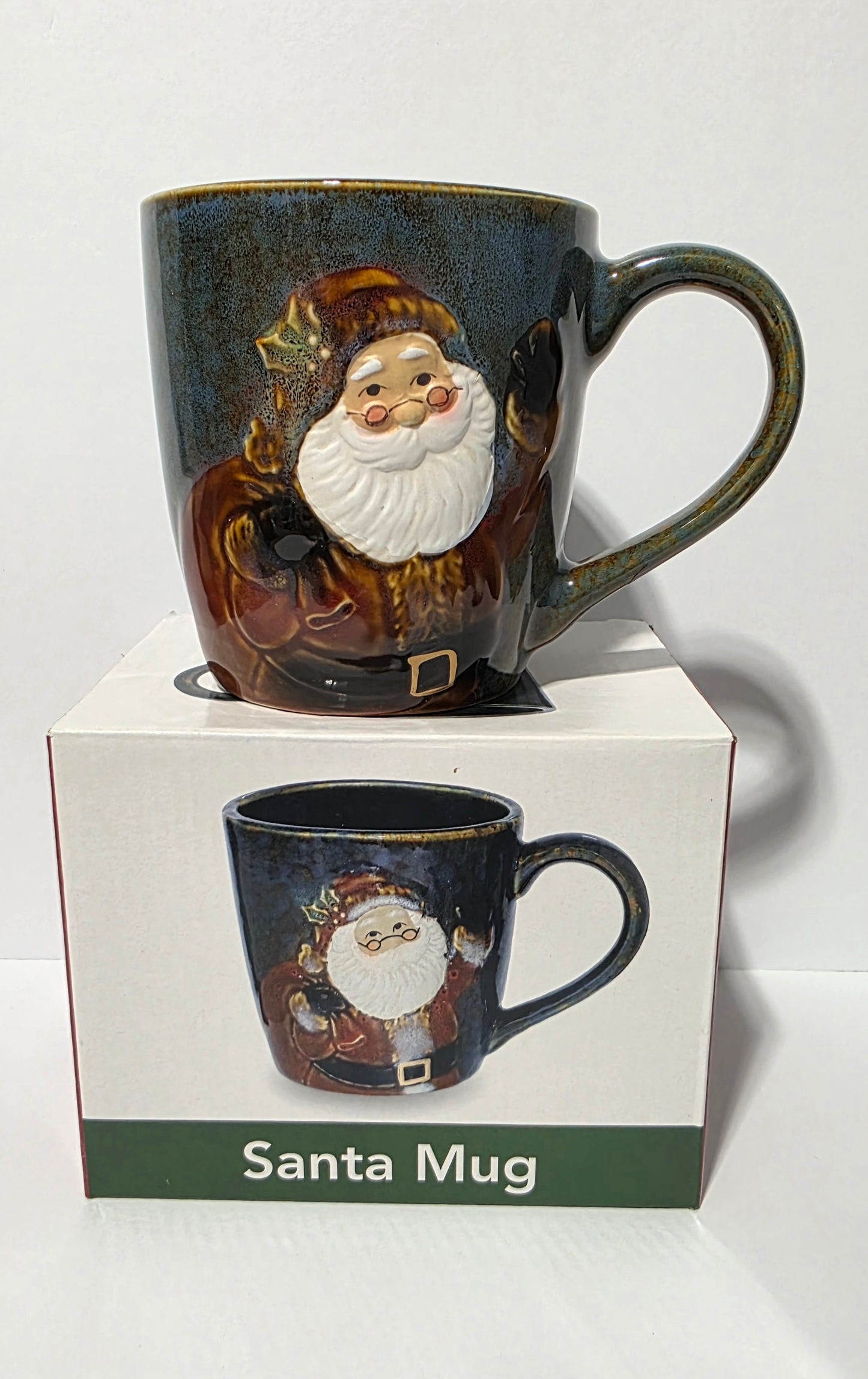 Santa Ceramic Mug / Christmas Coffee Mug